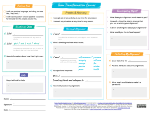 Team Transformation Canvas 1.0